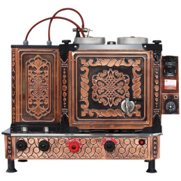 HİLALCIOĞLU ÇAY KAZANI 2 Lİ BAKIR LPG DOĞALGAZ
