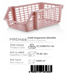 MERDEN KATLI ORGANIZER RENKLI