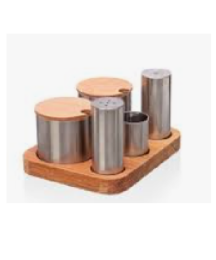 KISMET KBT-133 BEŞLİ BAHARATLIKLI TUZLUK TAKIMI
