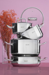 ACAR 017158 KARAT MERKÜR 8 PRÇ TENCERE SET