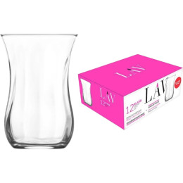 LAV 12 Lİ ÇAY BARDAĞI OPTİKLİ 30020