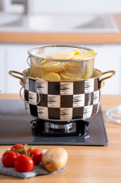 ACAR XAP-22-0249 Qualite King Emaye Kızartma Tenceresi - 22 cm