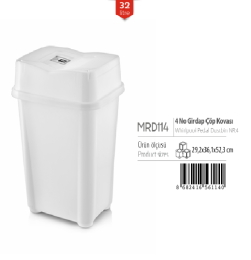 MERDEM 4 NO GİRDAP ÇÖP 32 LT