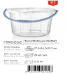 MERDEN 21LT TEMİZLİK KOVASI ŞEFFFAF